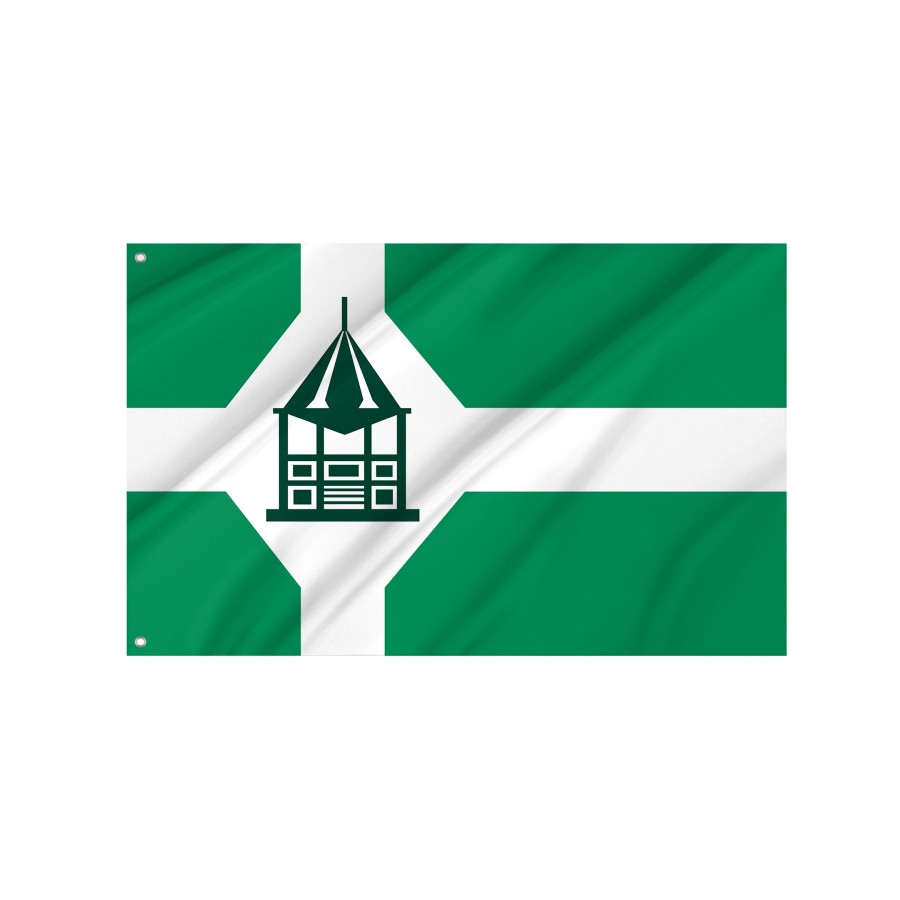 Flag of New Milford, Connecticut, Patriotic Flags, Unique Design Print, Flags for Indoor & Outdoor Use