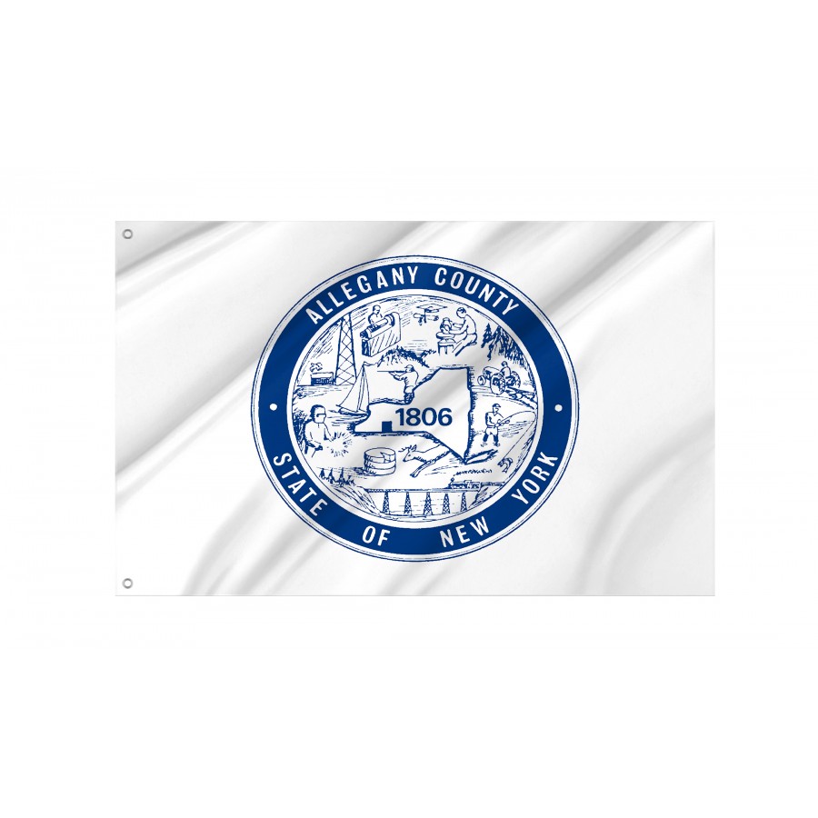 Flag of Allegany County, New York, Patriotic Flags, Unique Design Print, Flags for Indoor & Outdoor Use
