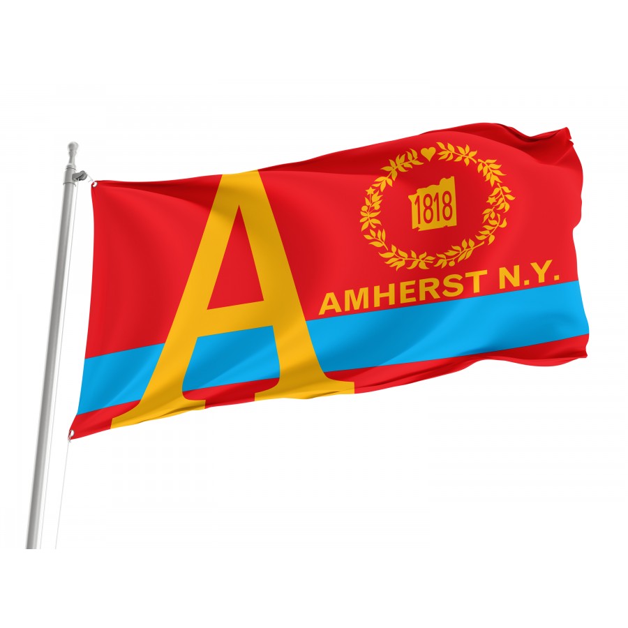Flag of Amherst, New York, Patriotic Flags, Unique Design Print, Flags for Indoor & Outdoor Use