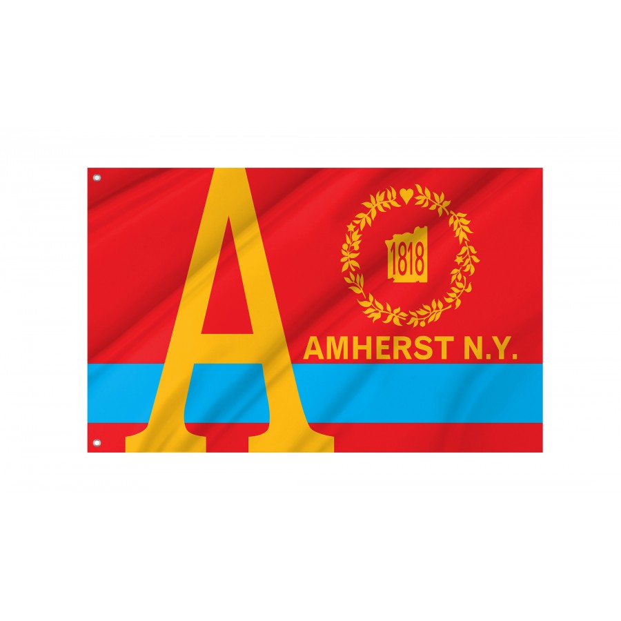 Flag of Amherst, New York, Patriotic Flags, Unique Design Print, Flags for Indoor & Outdoor Use