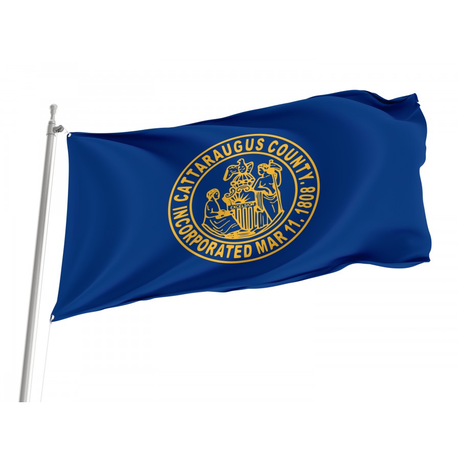 Flag of Cattaraugus County, New York, Patriotic Flags, Unique Design Print, Flags for Indoor & Outdoor Use