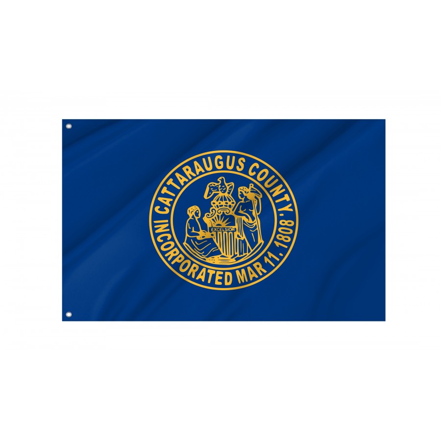 Flag of Cattaraugus County, New York, Patriotic Flags, Unique Design Print, Flags for Indoor & Outdoor Use