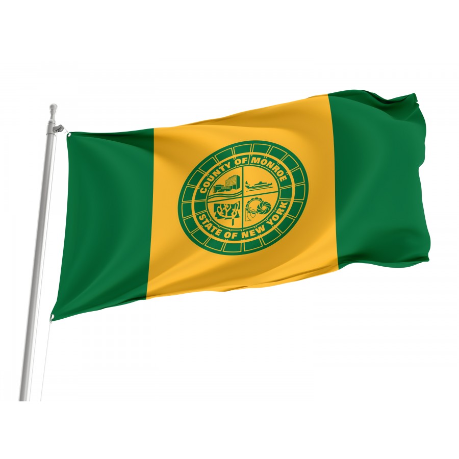 Flag of Monroe County, New York, Patriotic Flags, Unique Design Print, Flags for Indoor & Outdoor Use