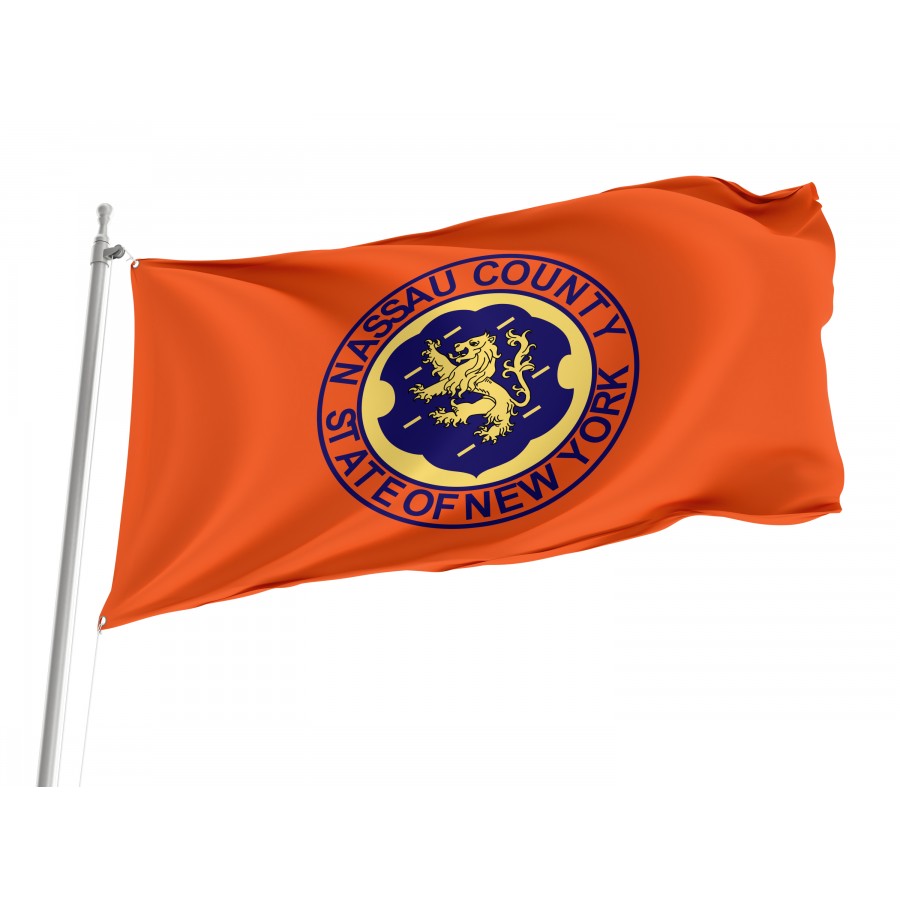 Flag of Nassau County, New York, Patriotic Flags, Unique Design Print, Flags for Indoor & Outdoor Use
