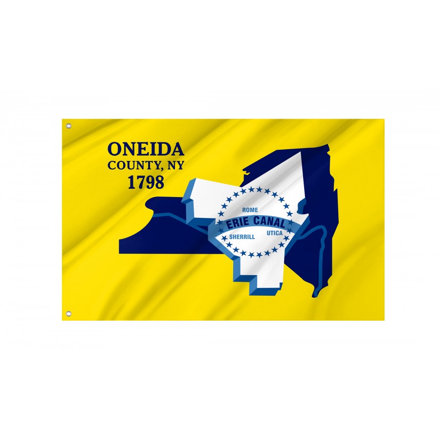 Flag of Oneida County, New York, Patriotic Flags, Unique Design Print, Flags for Indoor & Outdoor Use