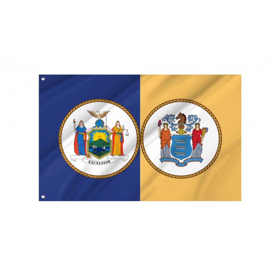 Flag of Port Authority of New York and New Jersey, Patriotic Flags, Unique Design Print, Flags for Indoor & Outdoor Use