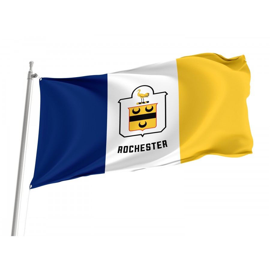 Flag of Rochester, New York, Patriotic Flags, Unique Design Print, Flags for Indoor & Outdoor Use