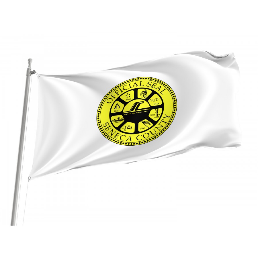 Flag of Seneca County, New York, Patriotic Flags, Unique Design Print, Flags for Indoor & Outdoor Use