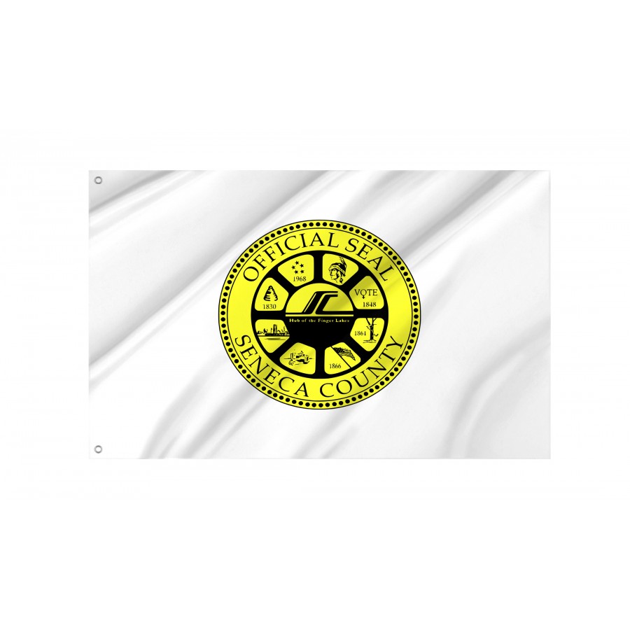 Flag of Seneca County, New York, Patriotic Flags, Unique Design Print, Flags for Indoor & Outdoor Use