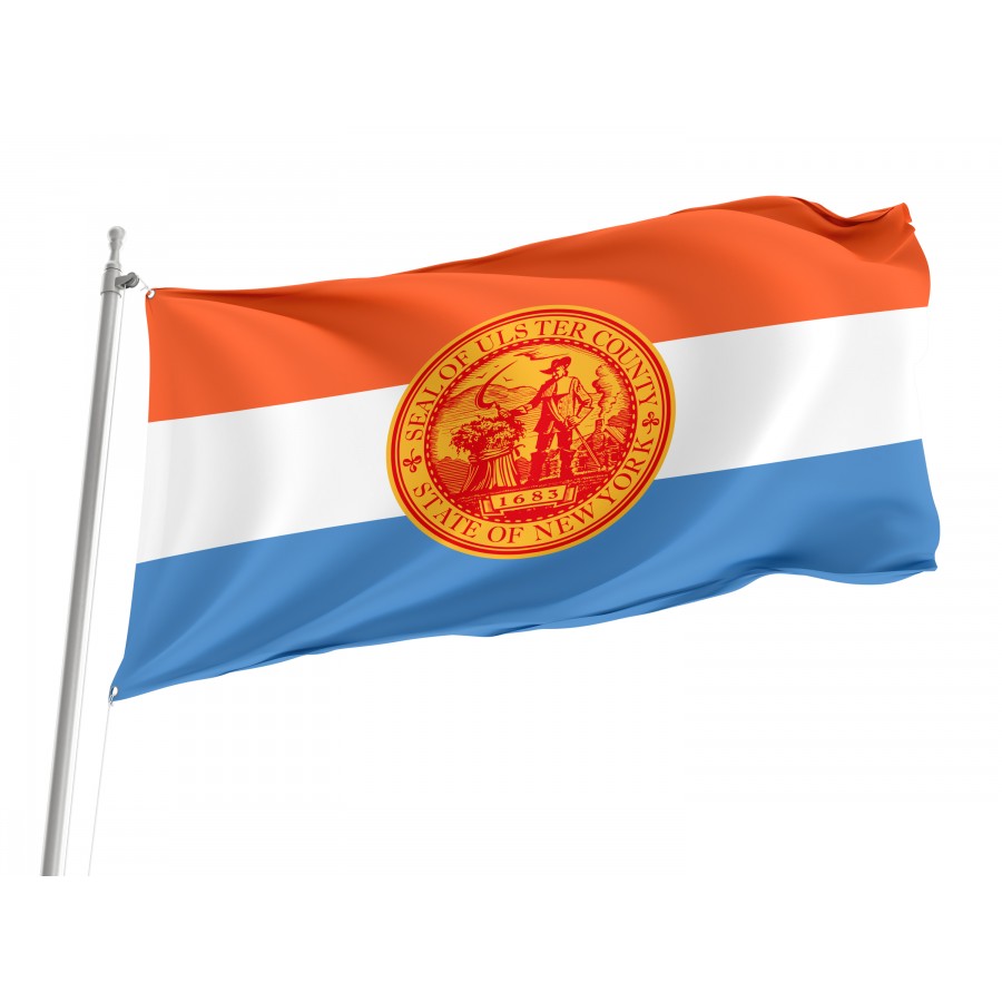 Flag of Ulster County, New York, Patriotic Flags, Unique Design Print, Flags for Indoor & Outdoor Use