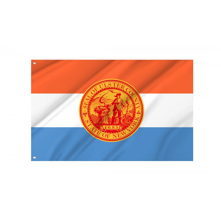 Flag of Ulster County, New York, Patriotic Flags, Unique Design Print, Flags for Indoor & Outdoor Use