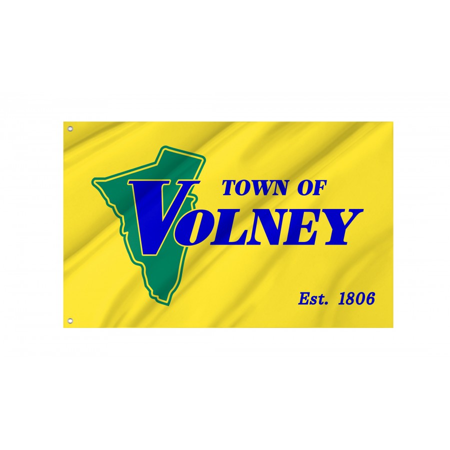 Flag of Volney, New York, Patriotic Flags, Unique Design Print, Flags for Indoor & Outdoor Use