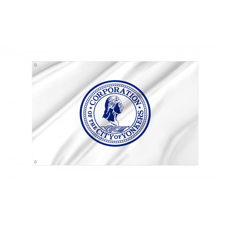 Flag of Yonkers, New York, Patriotic Flags, Unique Design Print, Flags for Indoor & Outdoor Use