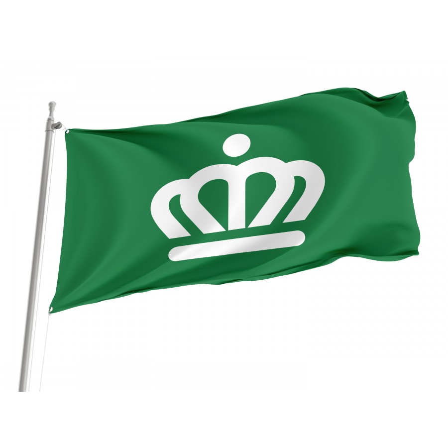 Flag of Charlotte, North Carolina Green, Patriotic Flags, Unique Design Print, Flags for Indoor & Outdoor Use