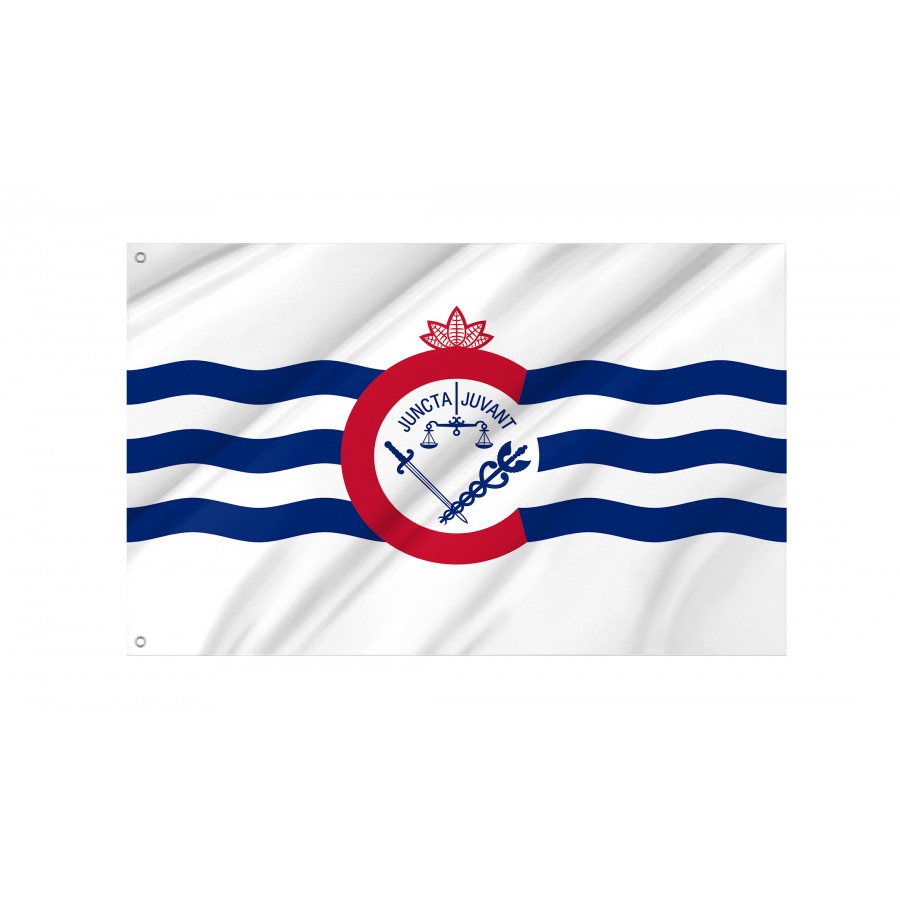 Flag of Cincinnati, Ohio, Patriotic Flags, Unique Design Print, Flags for Indoor & Outdoor Use