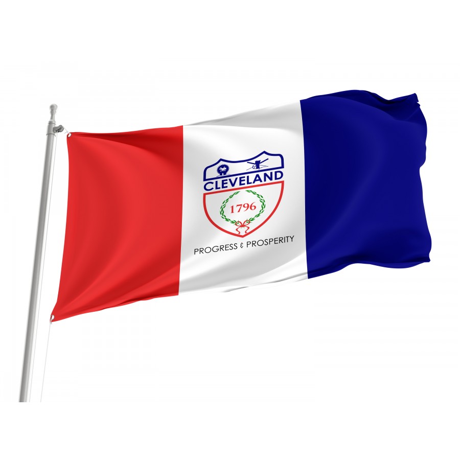 Flag of Cleveland, Ohio, Patriotic Flags, Unique Design Print, Flags for Indoor & Outdoor Use