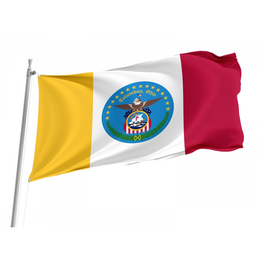 Flag of Columbus, Ohio, Patriotic Flags, Unique Design Print, Flags for Indoor & Outdoor Use