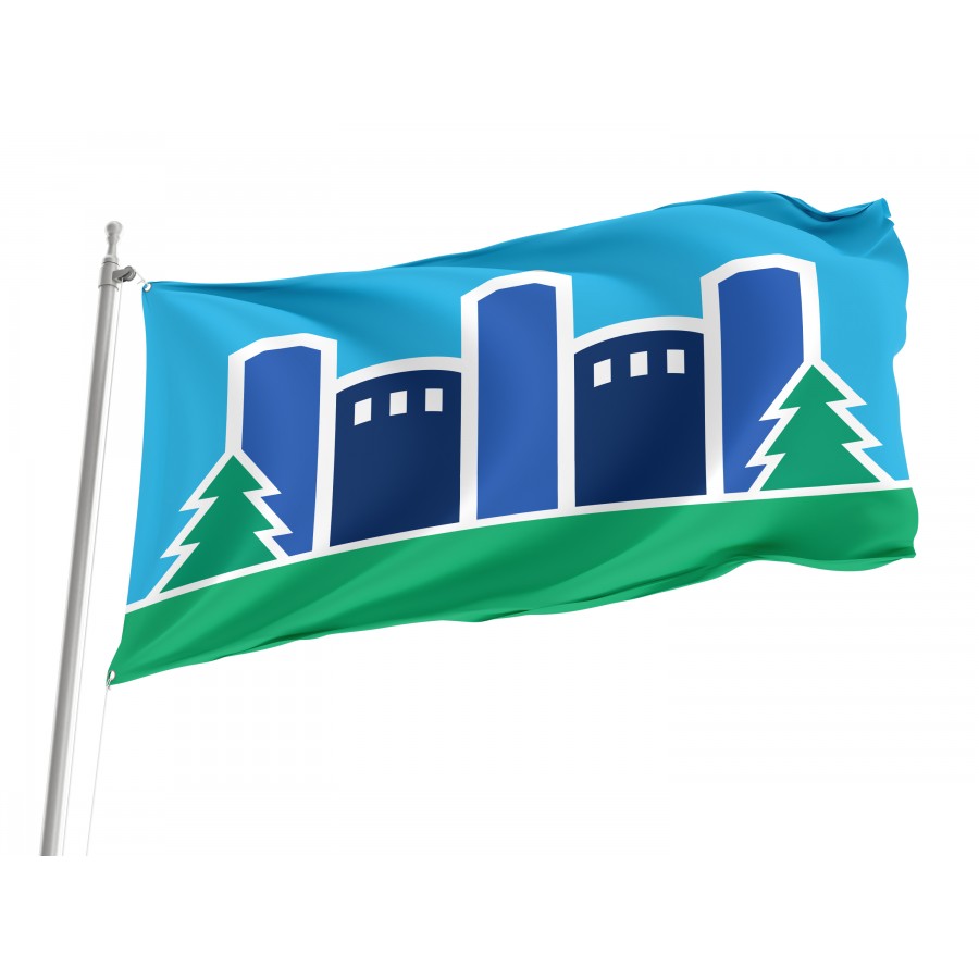 Flag of Mount Airy, Patriotic Flags, Unique Design Print, Flags for Indoor & Outdoor Use