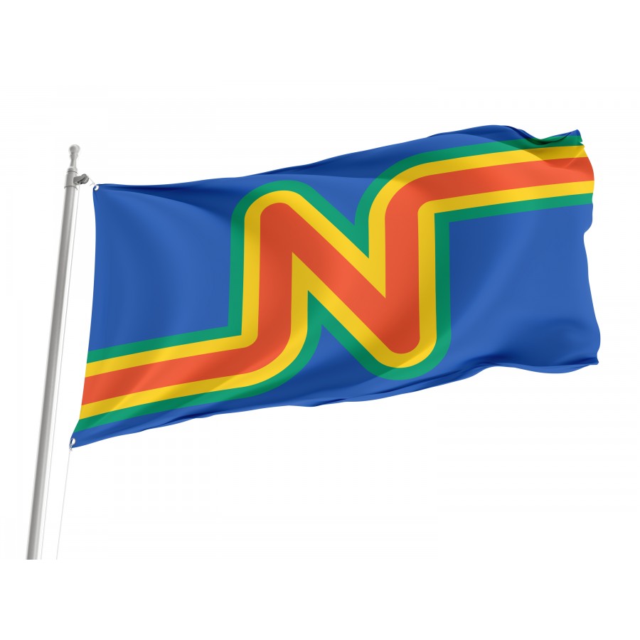 Flag of Northside, Patriotic Flags, Unique Design Print, Flags for Indoor & Outdoor Use