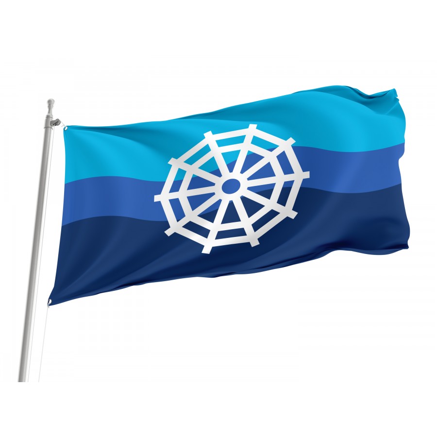 Flag of Riverside, Patriotic Flags, Unique Design Print, Flags for Indoor & Outdoor Use