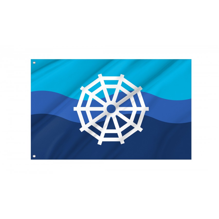 Flag of Riverside, Patriotic Flags, Unique Design Print, Flags for Indoor & Outdoor Use
