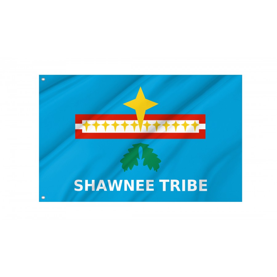 Flag of Shawnee Tribe of Oklahoma, Unique Design Print, Flags for Indoor & Outdoor Use