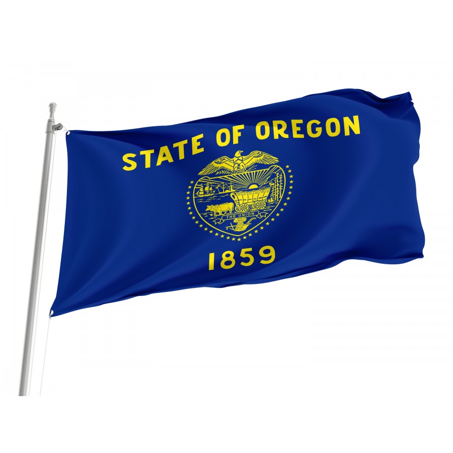 Flag of Oregon State, Patriotic Flags, Unique Design Print, Flags for Indoor & Outdoor Use