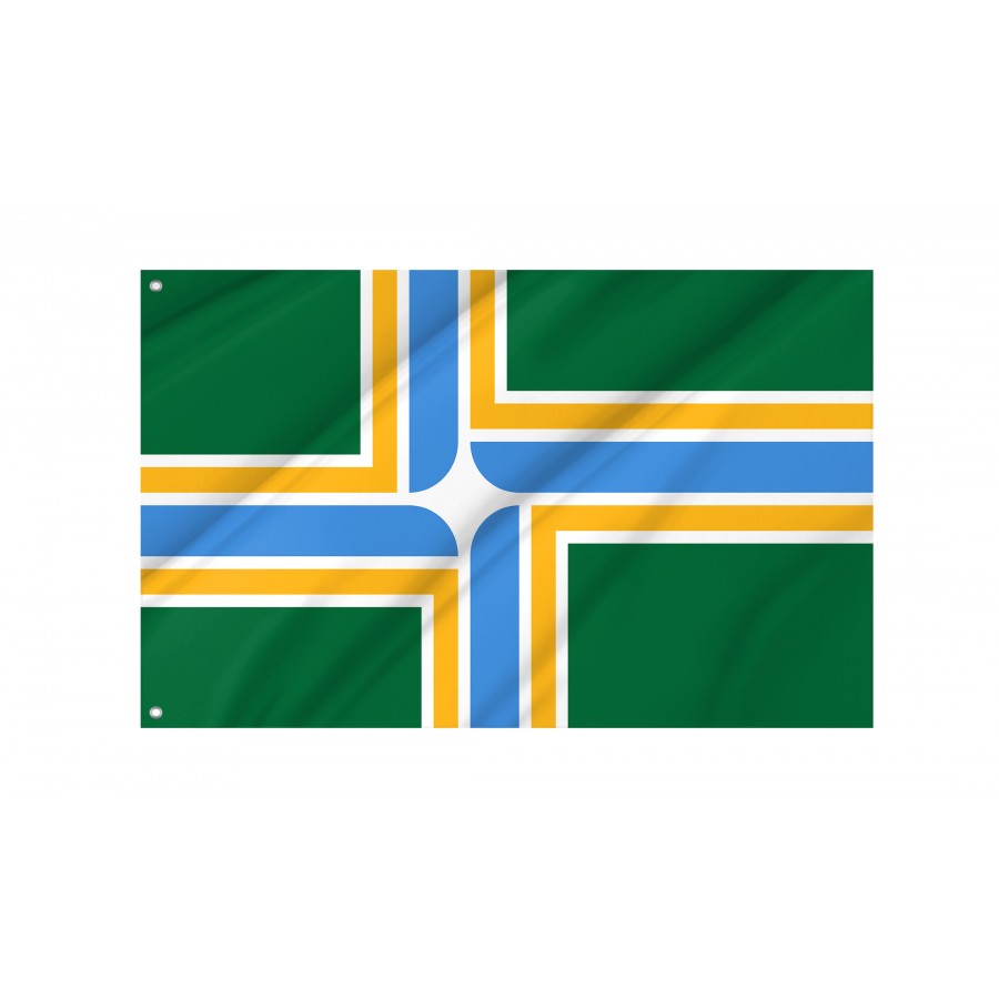 Flag of Portland, Oregon, Patriotic Flags, Unique Design Print, Flags for Indoor & Outdoor Use