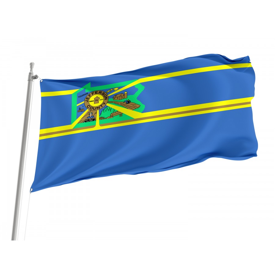 Flag of Jefferson County, Pennsylvania, Patriotic Flags, Unique Design Print, Flags for Indoor & Outdoor Use