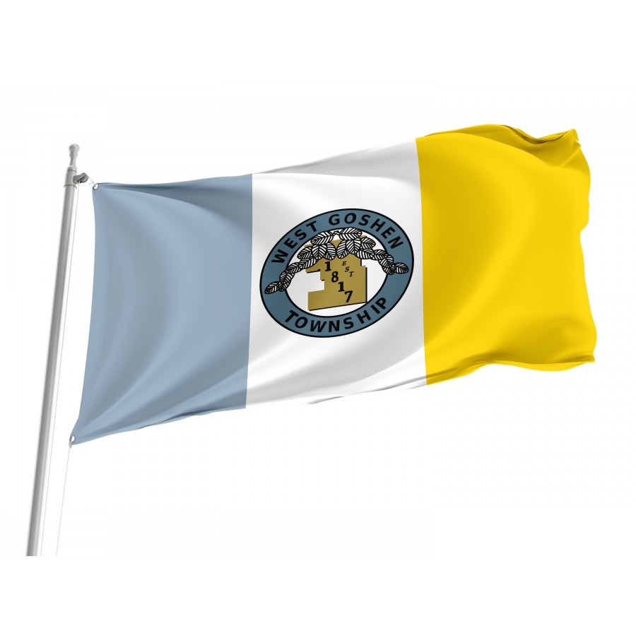 Flag of West Goshen Township, Pennsylvania, Patriotic Flags, Unique Design Print, Flags for Indoor & Outdoor Use