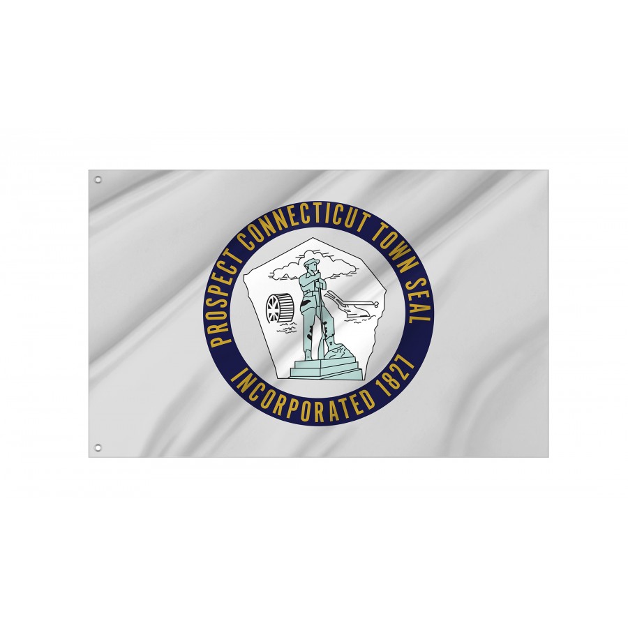 Flag of Prospect, Connecticut, Patriotic Flags, Unique Design Print, Flags for Indoor & Outdoor Use