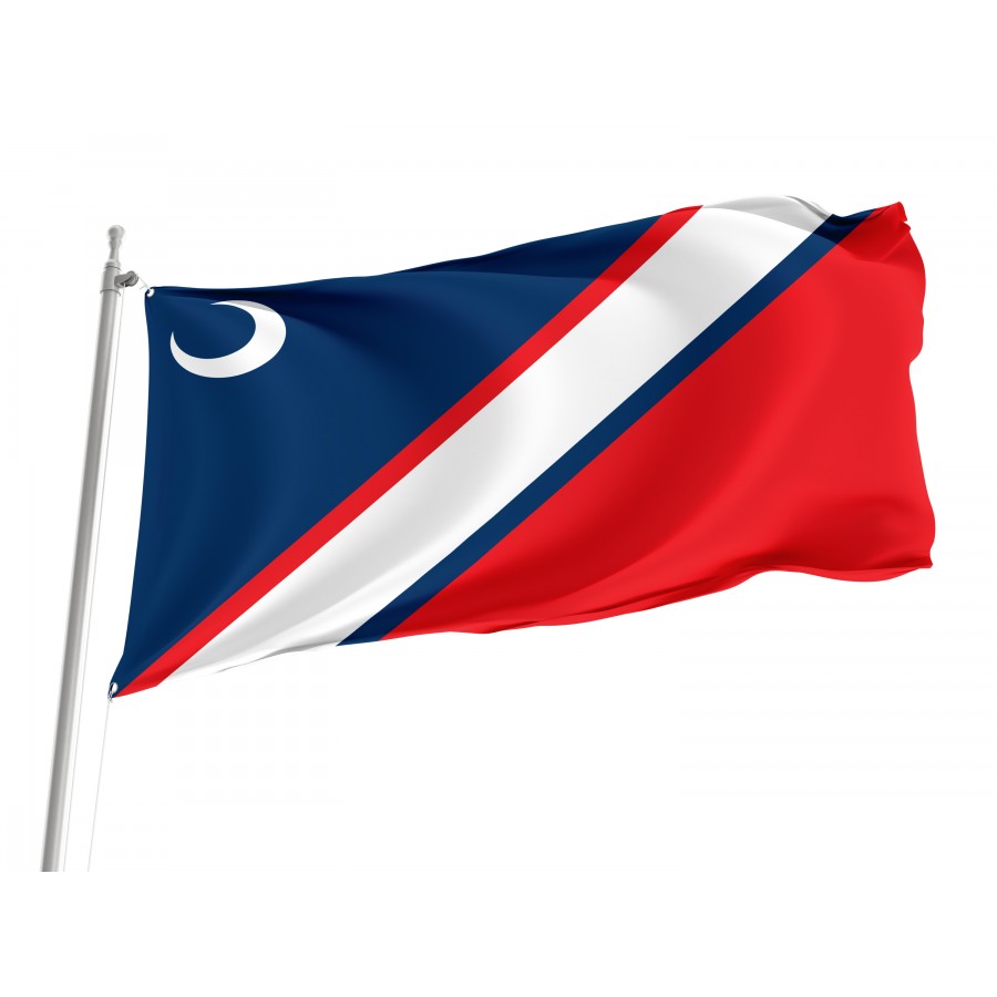 Flag of Clinton, South Carolina, Patriotic Flags, Unique Design Print, Flags for Indoor & Outdoor Use