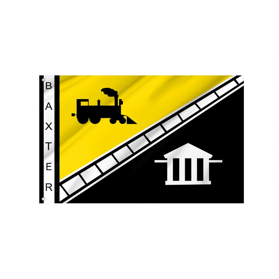 Flag of Baxter, Tennessee, Patriotic Flags, Unique Design Print, Flags for Indoor & Outdoor Use