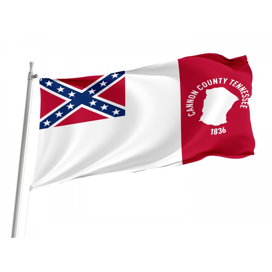 Flag of Cannon County, Tennessee, Patriotic Flags, Unique Design Print, Flags for Indoor & Outdoor Use