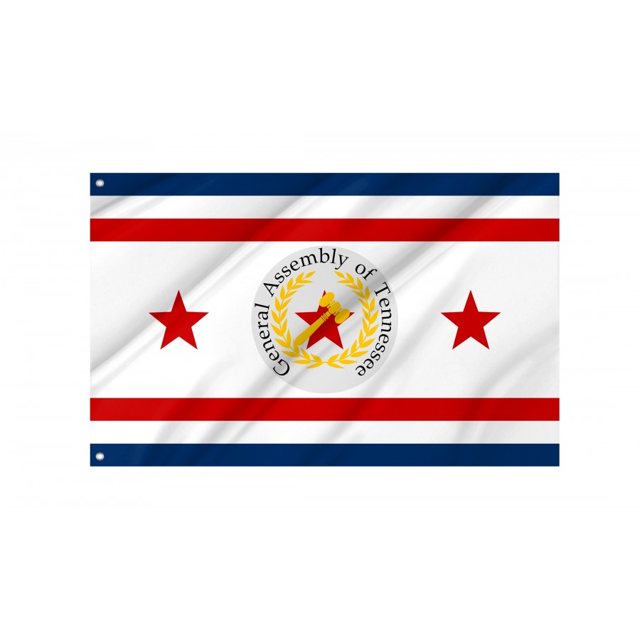 Flag of General Assembly of Tennessee, Patriotic Flags, Unique Design Print, Flags for Indoor & Outdoor Use