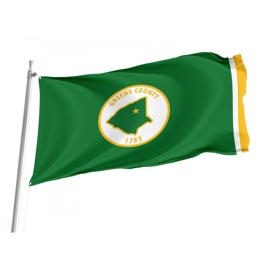 Flag of Greene County, Tennessee, Patriotic Flags, Unique Design Print, Flags for Indoor & Outdoor Use
