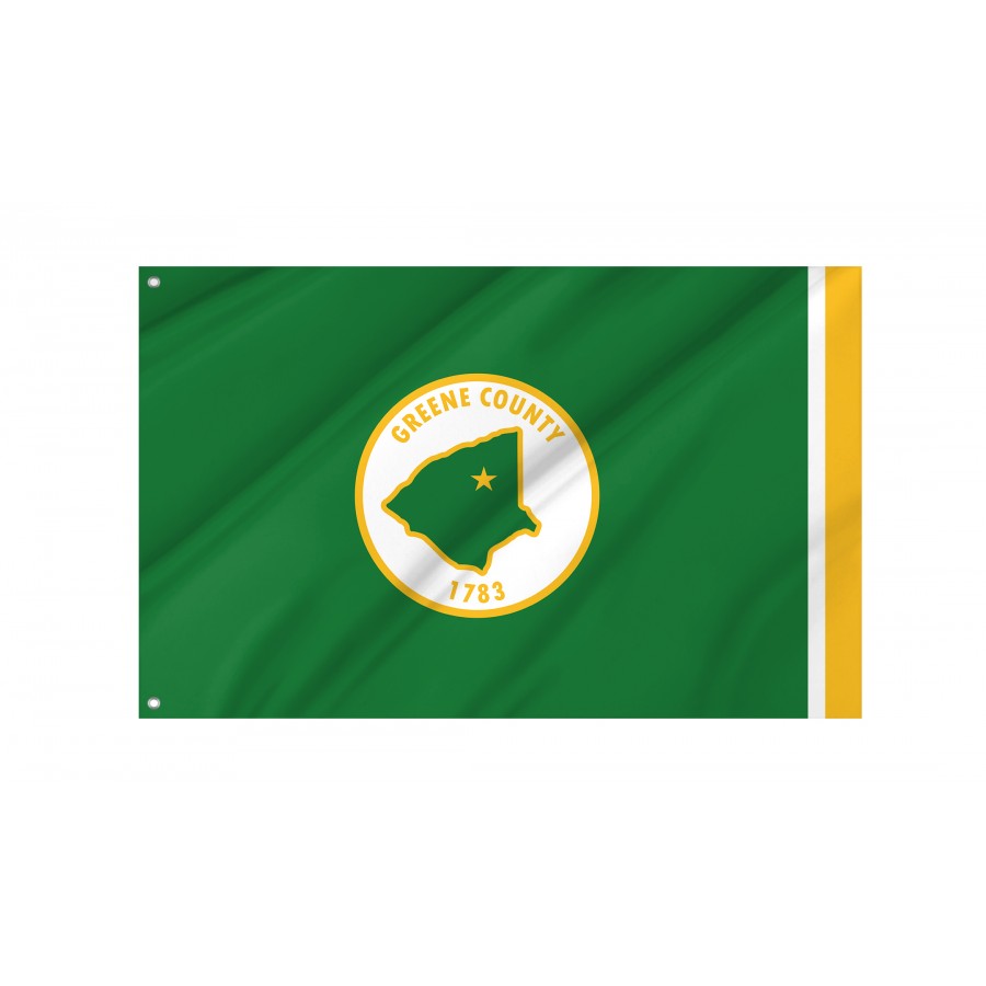 Flag of Greene County, Tennessee, Patriotic Flags, Unique Design Print, Flags for Indoor & Outdoor Use