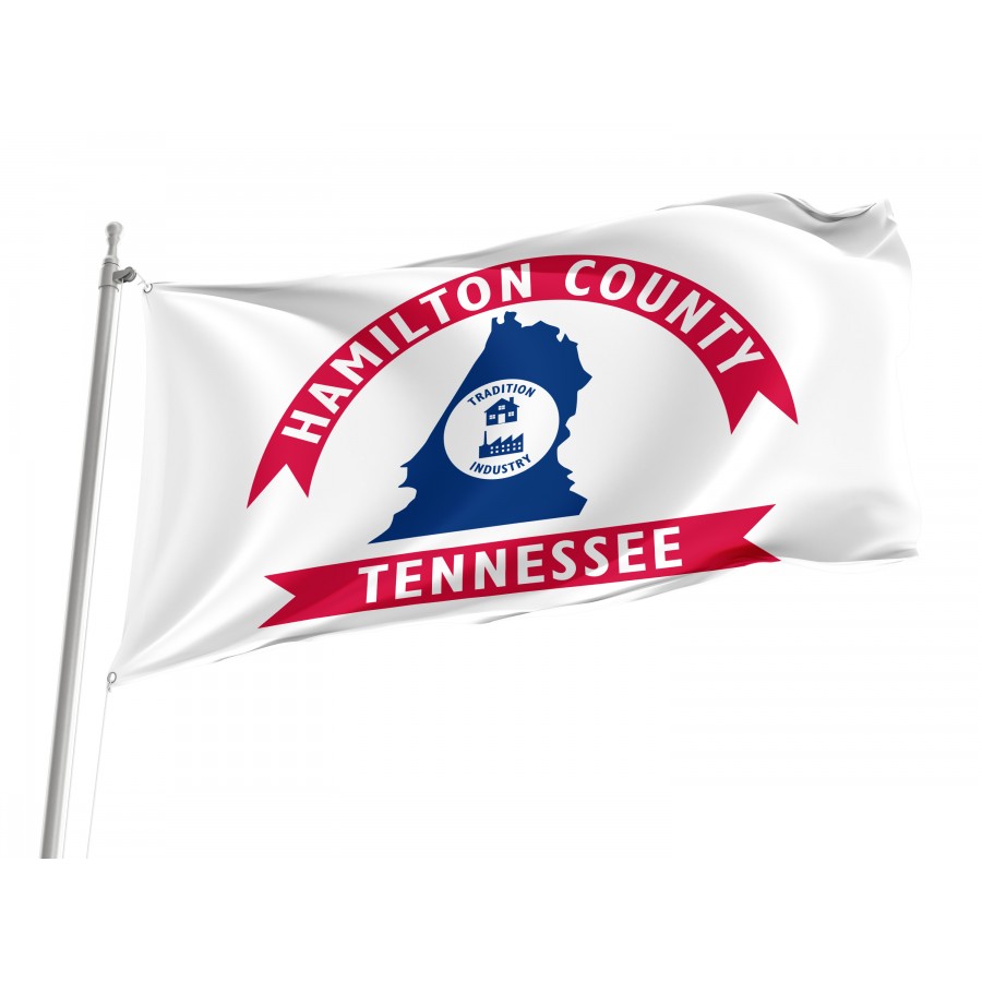 Flag of Hamilton County, Tennessee, Patriotic Flags, Unique Design Print, Flags for Indoor & Outdoor Use