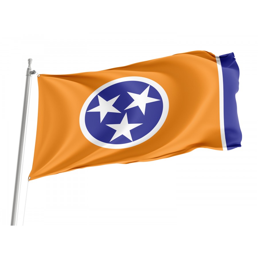 Flag of Redesigned Tennessee State, Patriotic Flags, Unique Design Print, Flags for Indoor & Outdoor Use