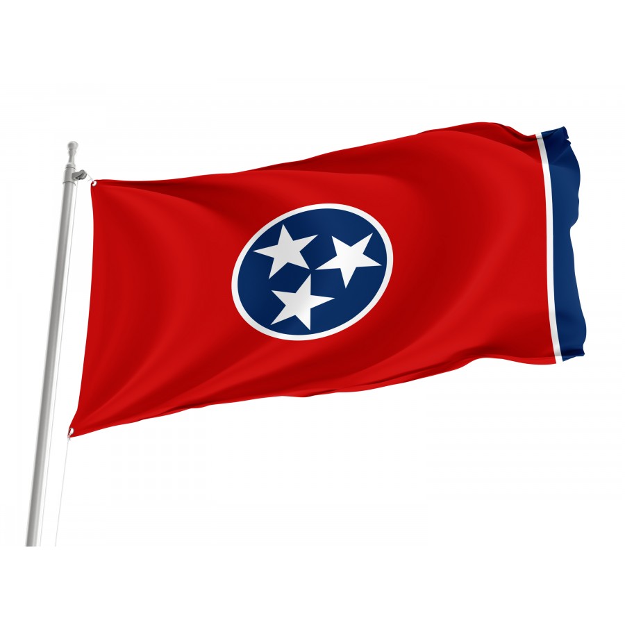 Flag of Tennessee State, Patriotic Flags, Unique Design Print, Flags for Indoor & Outdoor Use