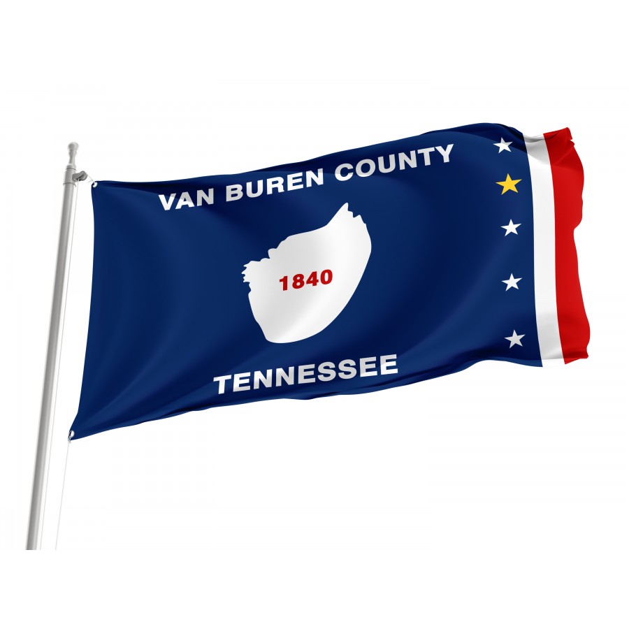 Flag of Van Buren County, Tennessee, Patriotic Flags, Unique Design Print, Flags for Indoor & Outdoor Use