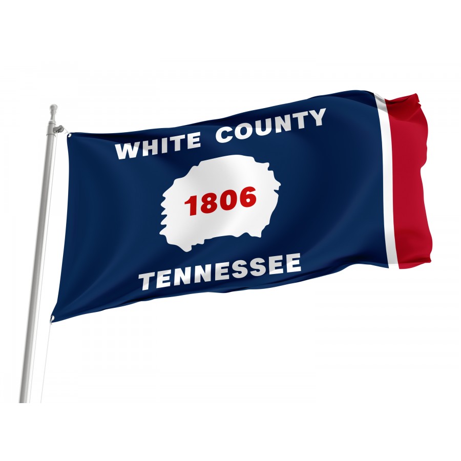Flag of White County, Tennessee, Patriotic Flags, Unique Design Print, Flags for Indoor & Outdoor Use