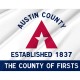 Austin County Flag for Indoor & Outdoor Use - Imagine 2