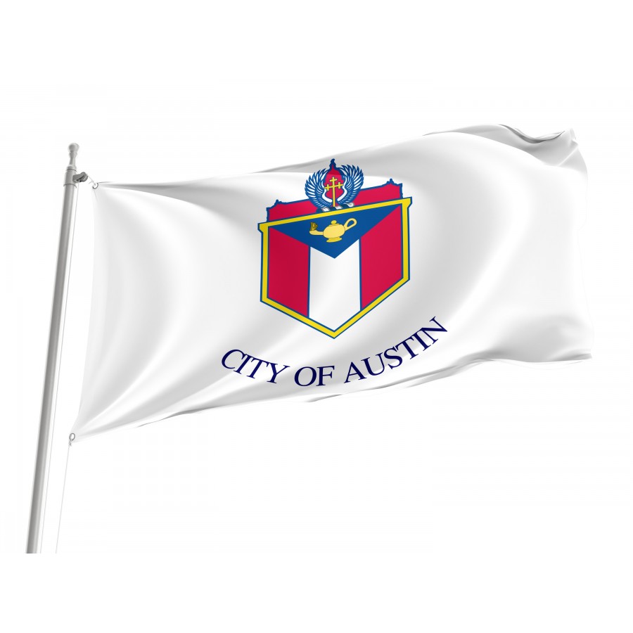 Flag of Austin, Texas, Patriotic Flags, Unique Design Print, Flags for Indoor & Outdoor Use