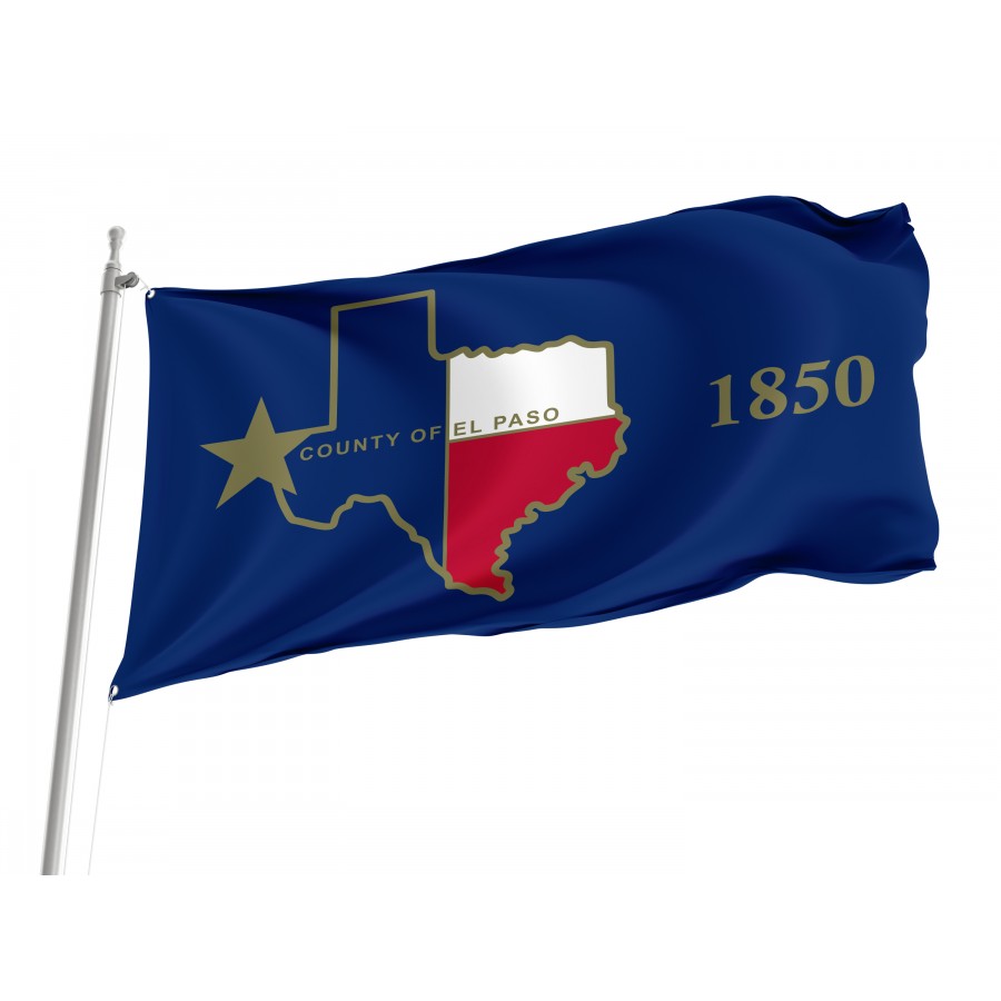 Flag of El Paso County, Texas, Patriotic Flags, Unique Design Print, Flags for Indoor & Outdoor Use