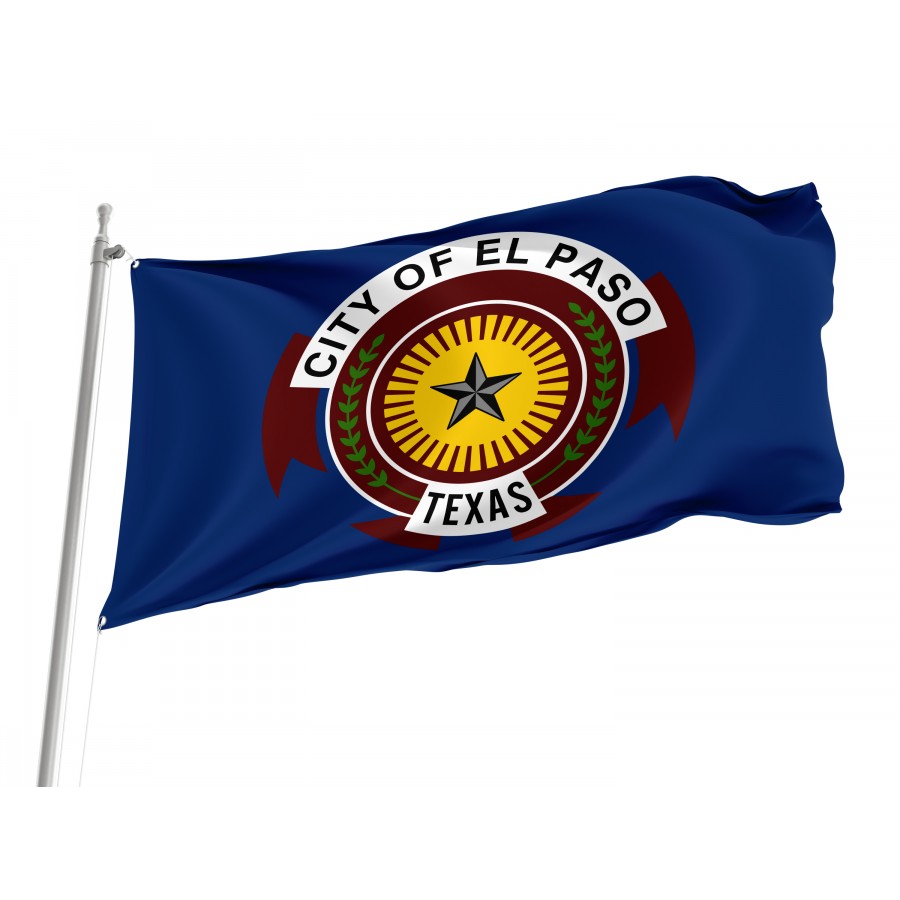 Flag of El Paso, Texas, Patriotic Flags, Unique Design Print, Flags for Indoor & Outdoor Use