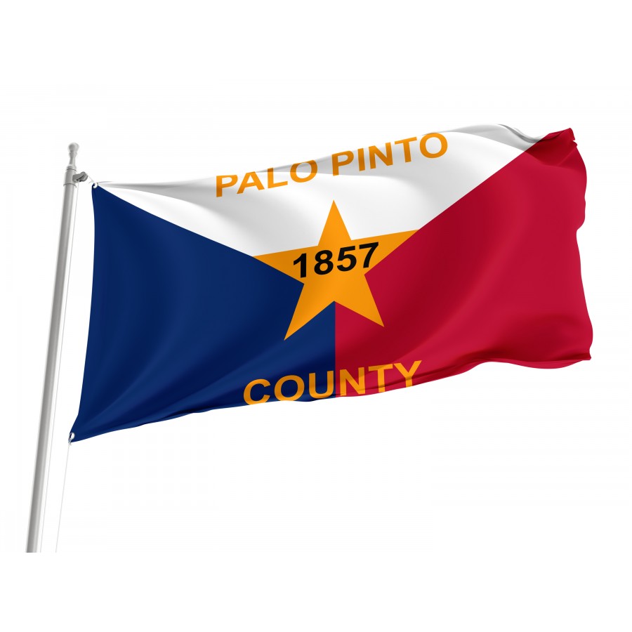Flag of Palo Pinto County, Texas, Patriotic Flags, Unique Design Print, Flags for Indoor & Outdoor Use