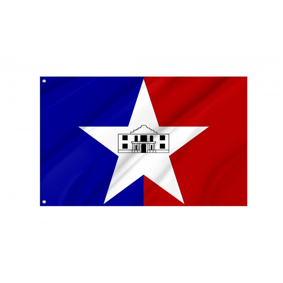 Flag of San Antonio, Texas, Patriotic Flags, Unique Design Print, Flags for Indoor & Outdoor Use