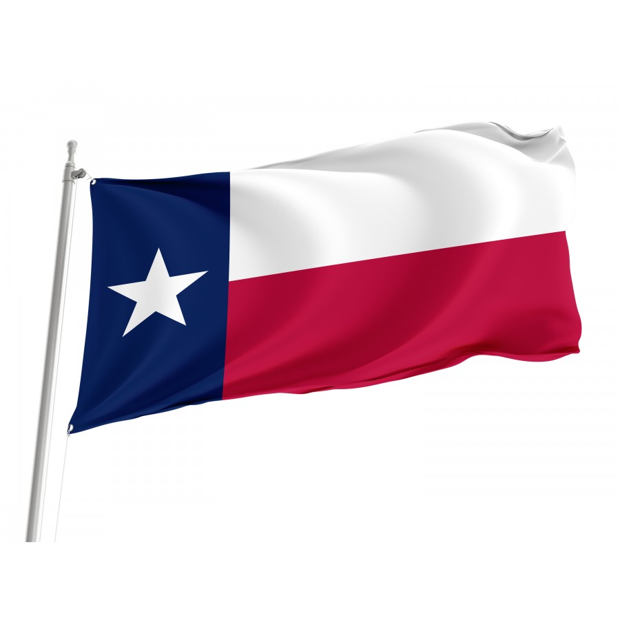 Flag of Texas State, Patriotic Flags, Unique Design Print, Flags for Indoor & Outdoor Use