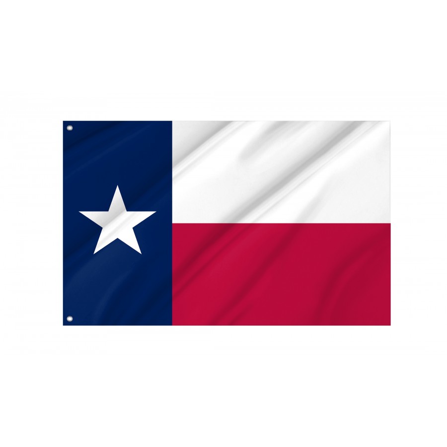 Flag of Texas State, Patriotic Flags, Unique Design Print, Flags for Indoor & Outdoor Use